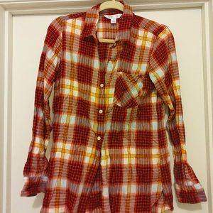 Women's flannel shirt. FALL staple!